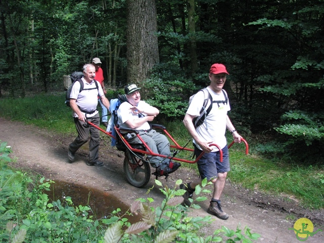 randonnée sportive avec joëlettes, Habay-la-Neuve, 2013