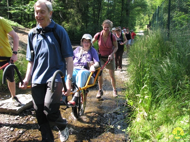 randonnée sportive avec joëlettes, Habay-la-Neuve, 2013