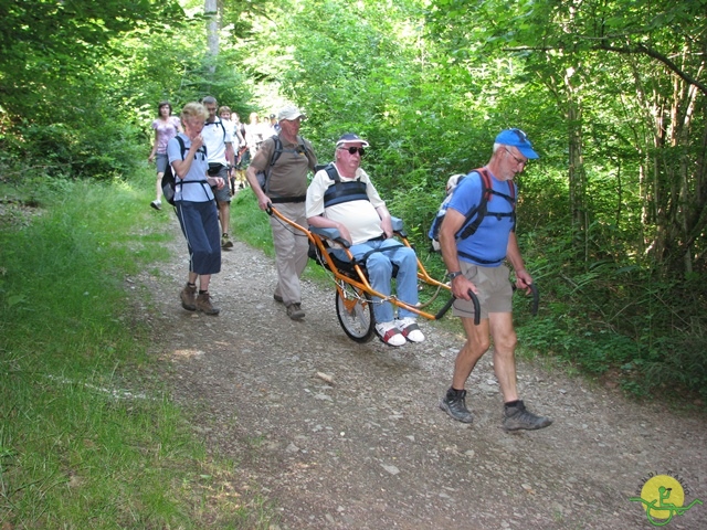 randonnée sportive avec joëlettes, Habay-la-Neuve, 2013