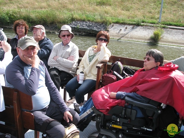 randonnée sportive avec joëlettes, Ronquières, 2013