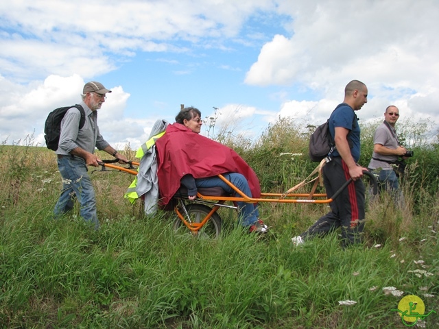 randonnée sportive avec joëlettes, Ronquières, 2013