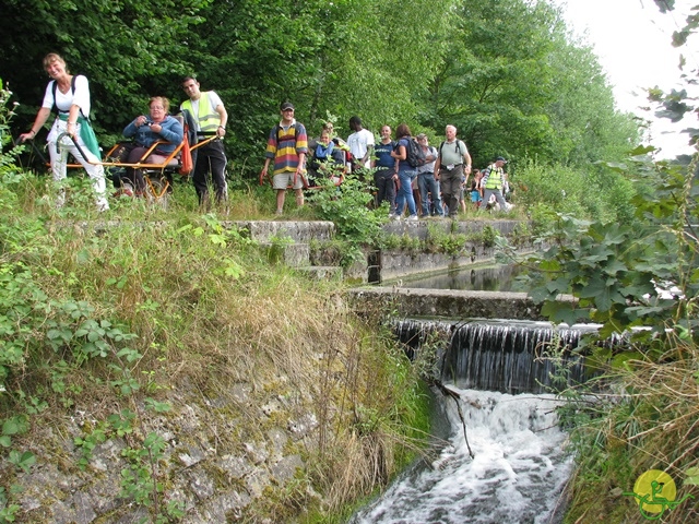 randonnée sportive avec joëlettes, Ronquières, 2013