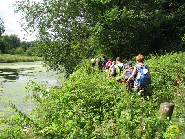 randonnée sportive avec joëlettes, Ronquières, 2013