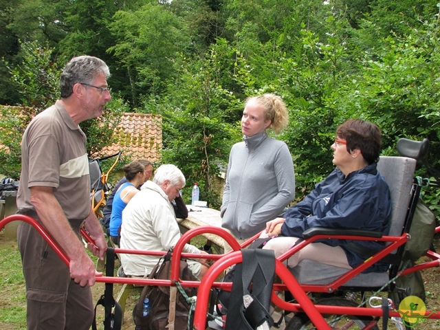 randonnée sportive avec joëlettes, Virton, 2013