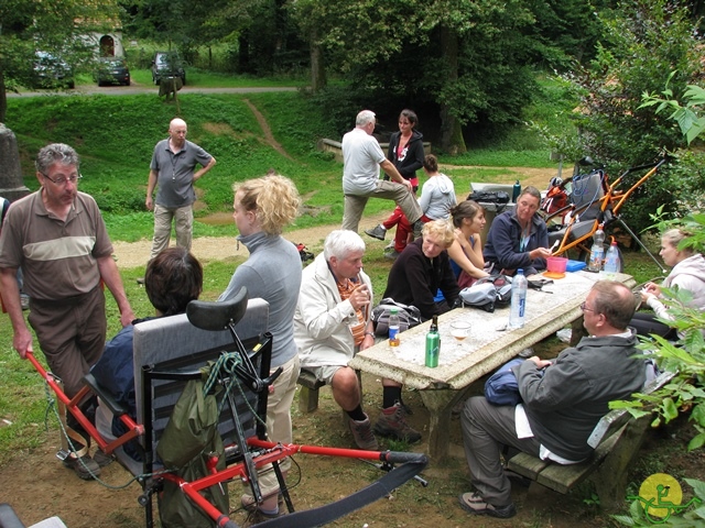 randonnée sportive avec joëlettes, Virton, 2013