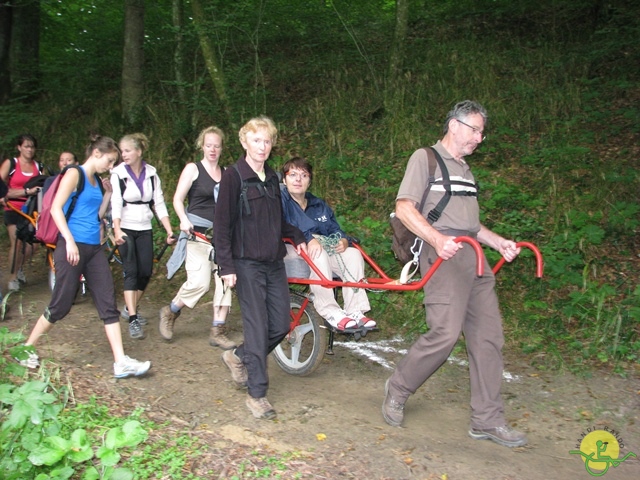 randonnée sportive avec joëlettes, Virton, 2013