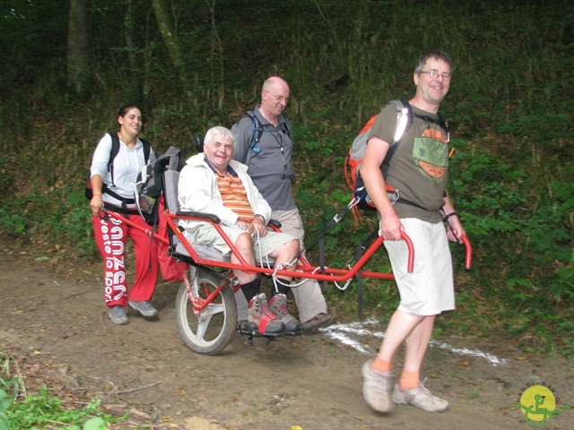 randonnée sportive avec joëlettes, Virton, 2013