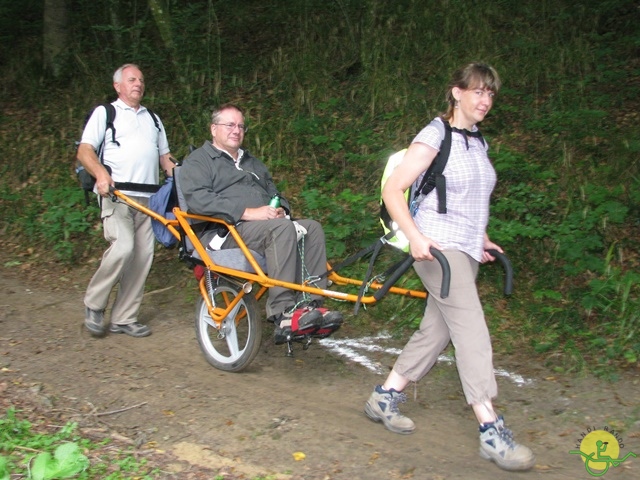 randonnée sportive avec joëlettes, Virton, 2013