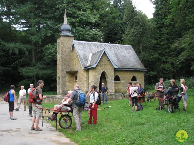 randonnée sportive avec joëlettes, Virton, 2013