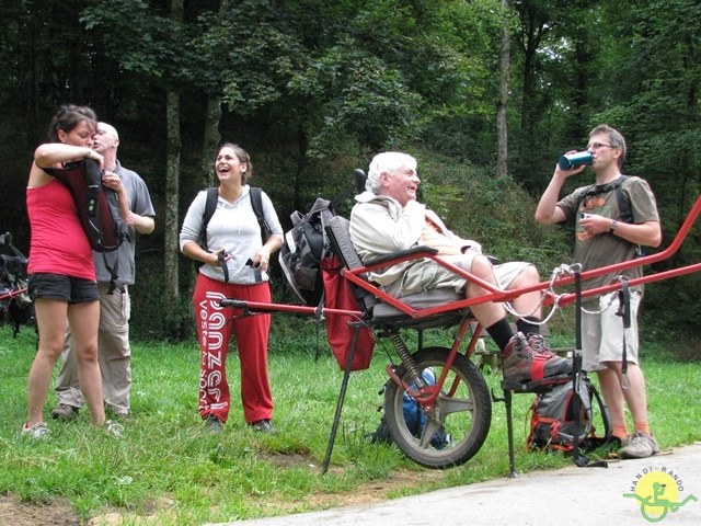 randonnée sportive avec joëlettes, Virton, 2013