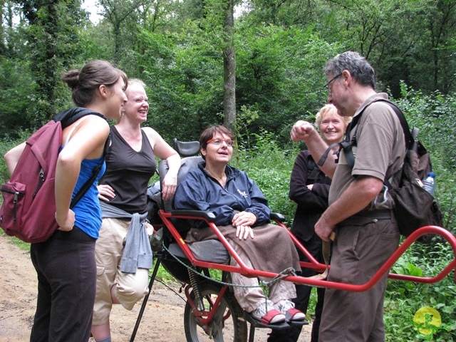 randonnée sportive avec joëlettes, Virton, 2013