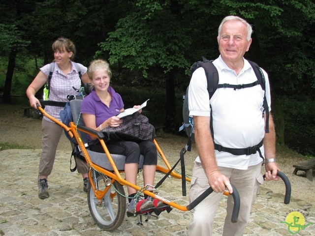 randonnée sportive avec joëlettes, Virton, 2013