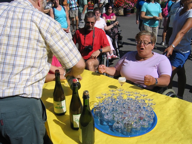 randonnée sportive avec joëlettes, Cabourg, 2013