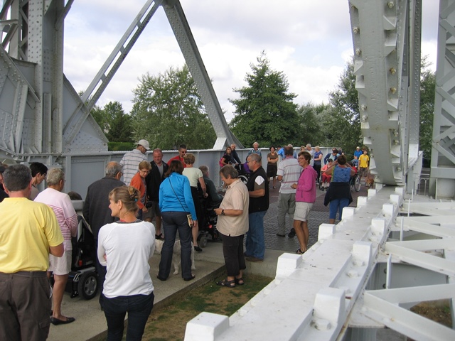 randonnée sportive avec joëlettes, Cabourg, 2013