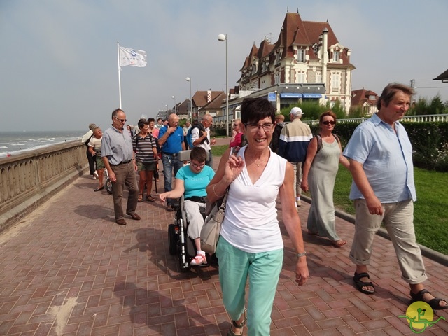 randonnée sportive avec joëlettes, Cabourg, 2013