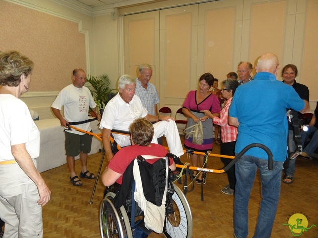 randonnée sportive avec joëlettes, Cabourg, 2013