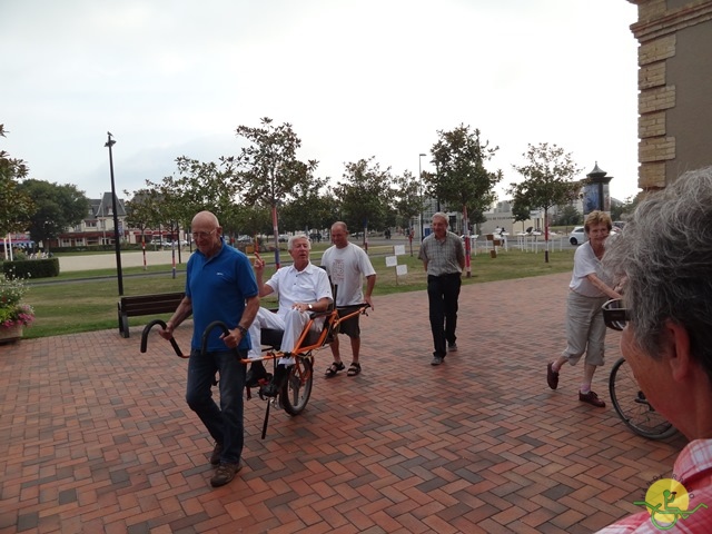 randonnée sportive avec joëlettes, Cabourg, 2013