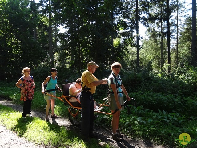 randonnée sportive avec joëlettes, Cabourg, 2013