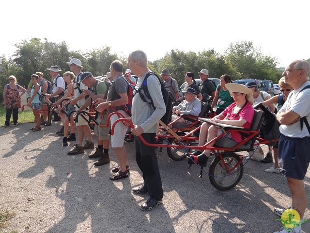 randonnée sportive avec joëlettes, Cabourg, 2013