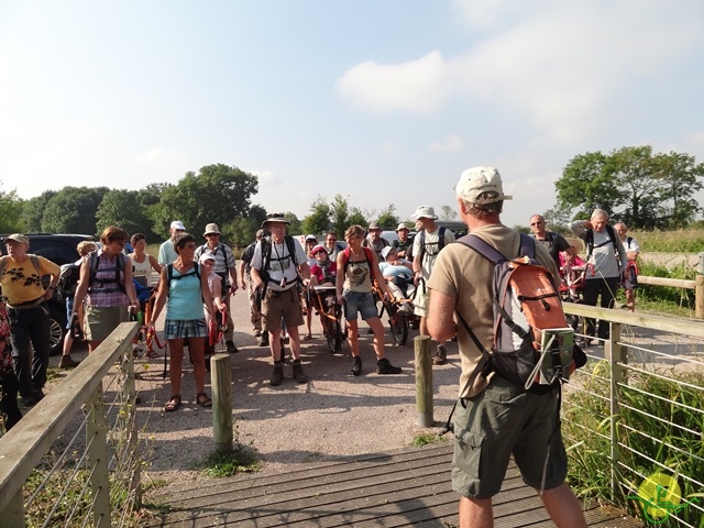 randonnée sportive avec joëlettes, Cabourg, 2013