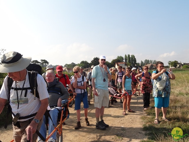 randonnée sportive avec joëlettes, Cabourg, 2013