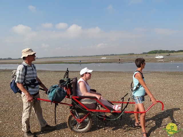 randonnée sportive avec joëlettes, Cabourg, 2013