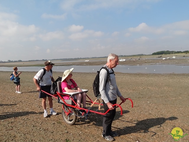 randonnée sportive avec joëlettes, Cabourg, 2013