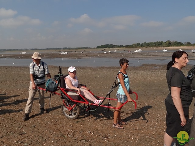 randonnée sportive avec joëlettes, Cabourg, 2013