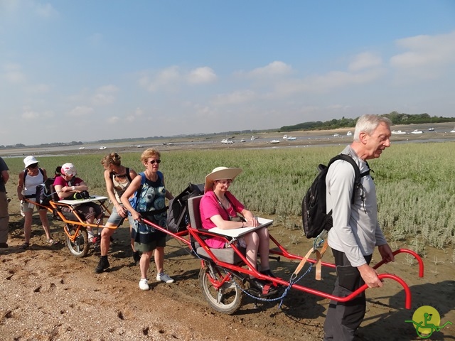 randonnée sportive avec joëlettes, Cabourg, 2013