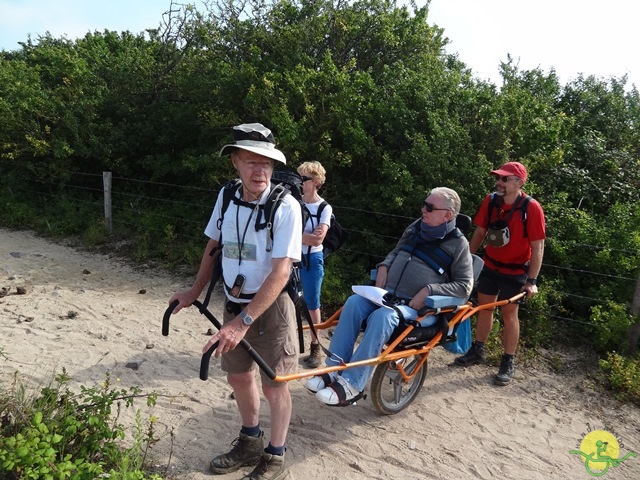 randonnée sportive avec joëlettes, Cabourg, 2013