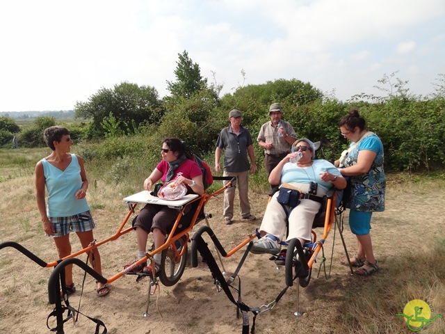 randonnée sportive avec joëlettes, Cabourg, 2013