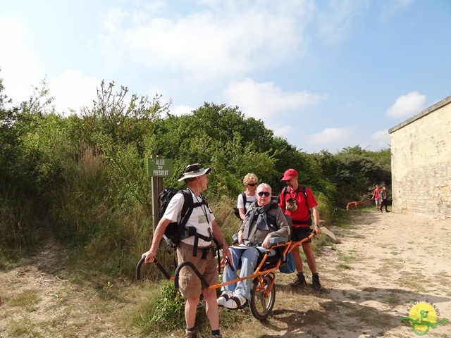 randonnée sportive avec joëlettes, Cabourg, 2013