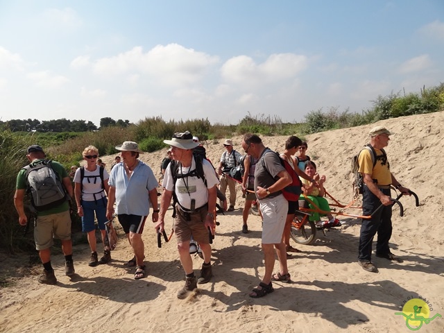 randonnée sportive avec joëlettes, Cabourg, 2013