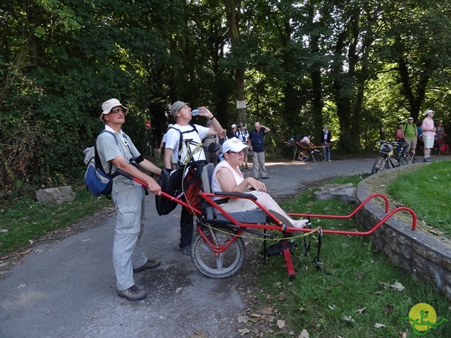 randonnée sportive avec joëlettes, Cabourg, 2013