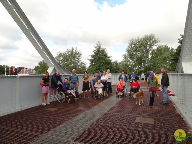 randonnée sportive avec joëlettes, Cabourg, 2013