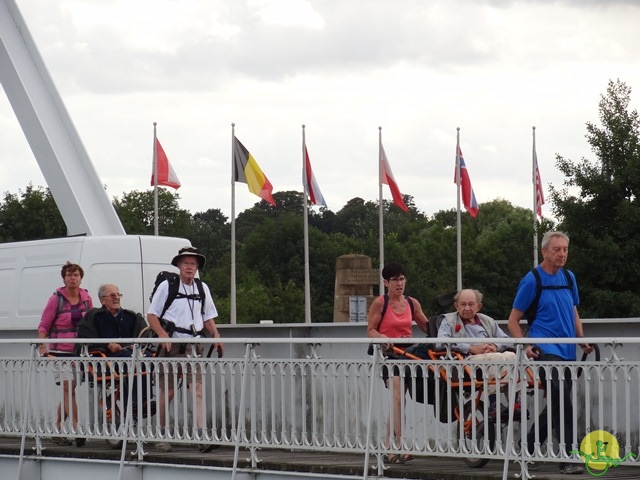 randonnée sportive avec joëlettes, Cabourg, 2013