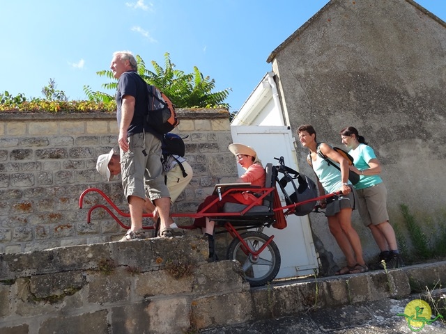 randonnée sportive avec joëlettes, Cabourg, 2013