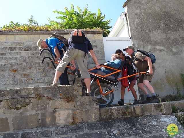 randonnée sportive avec joëlettes, Cabourg, 2013