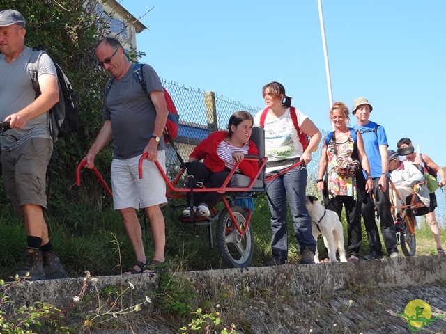 randonnée sportive avec joëlettes, Cabourg, 2013