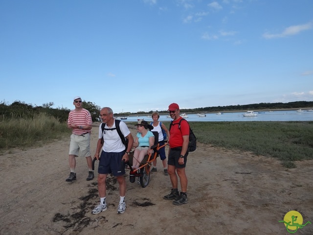 randonnée sportive avec joëlettes, Cabourg, 2013