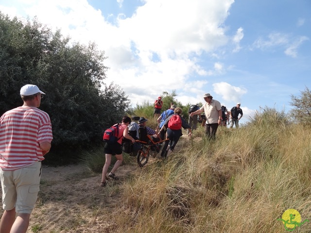 randonnée sportive avec joëlettes, Cabourg, 2013