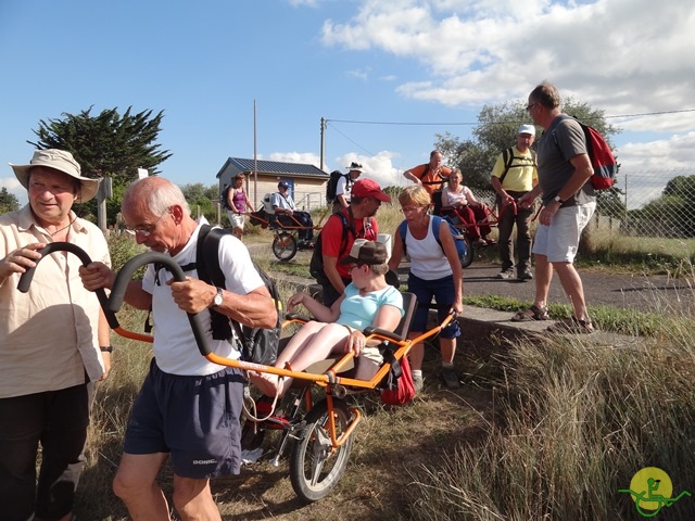 randonnée sportive avec joëlettes, Cabourg, 2013