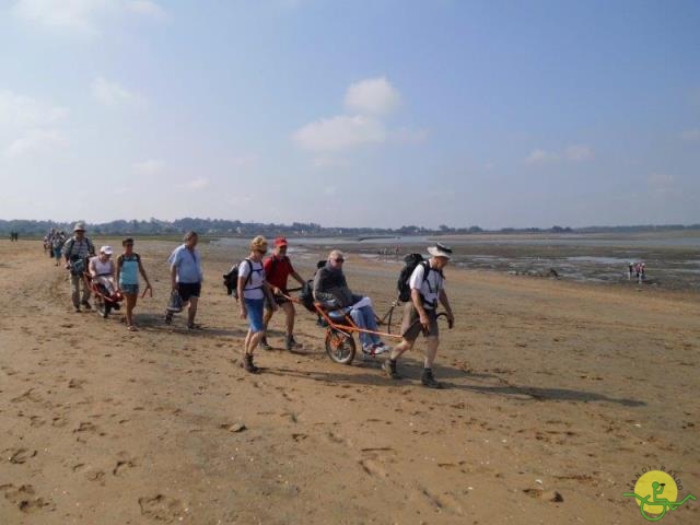 randonnée avec joëlettes,Cabourg, 2013