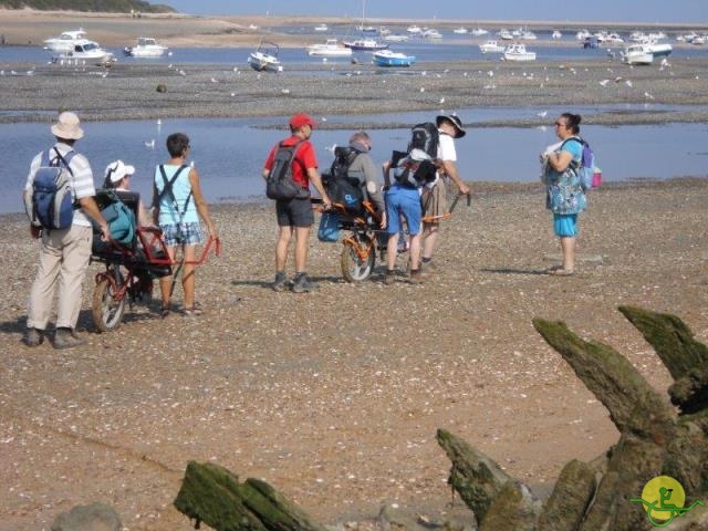 randonnée avec joëlettes,Cabourg, 2013