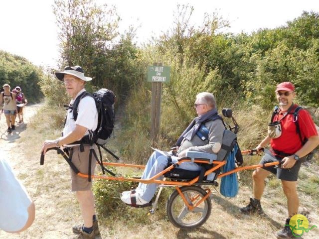 randonnée avec joëlettes,Cabourg, 2013