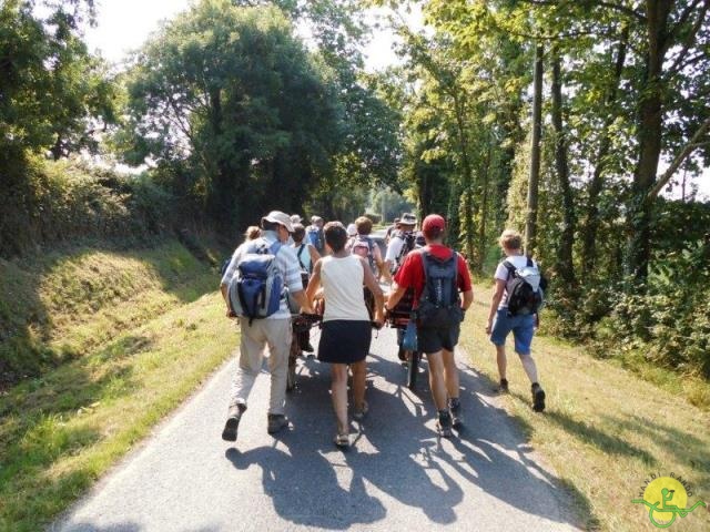 randonnée  avec joëlettes, Cabourg, 2013