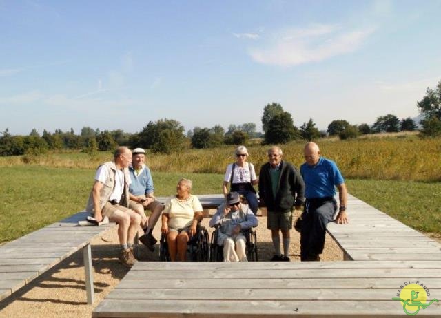 randonnée  avec joëlettes, Cabourg, 2013