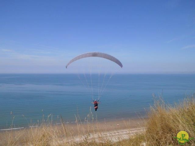 randonnée  avec joëlettes, Cabourg, 2013