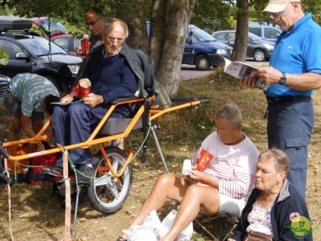 randonnée  avec joëlettes, Cabourg, 2013