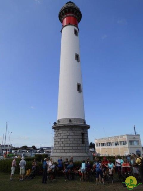 randonnée  avec joëlettes, Cabourg, 2013